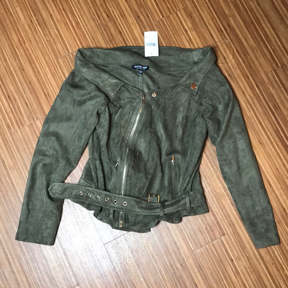 Fashion nova suede sway jacket
